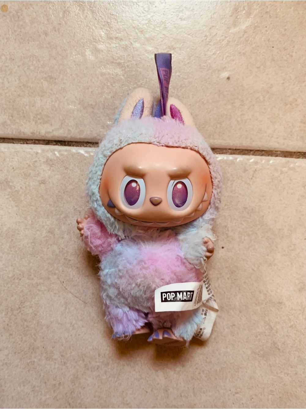 Pop Mart Pastel Plush Small Pet Figure - Pink, Purple & Blue